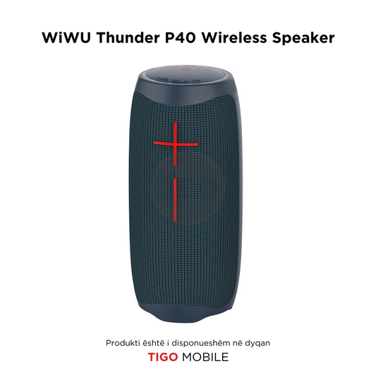 Boks me Bluetooth - WiWU Thunder P40 Wireless Speaker