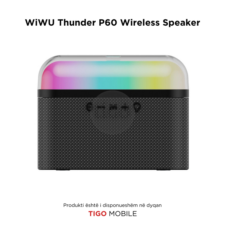 Boks me Bluetooth - WiWU Thunder P60 Wireless Speaker