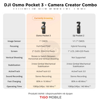 DJI Osmo Pocket 3 Creator Combo.