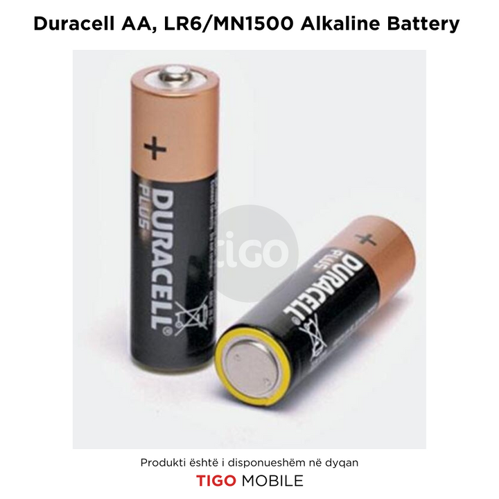 Duracell Bateri Alkaline AA – 1.5V | LR6-MN1500 - 4PC