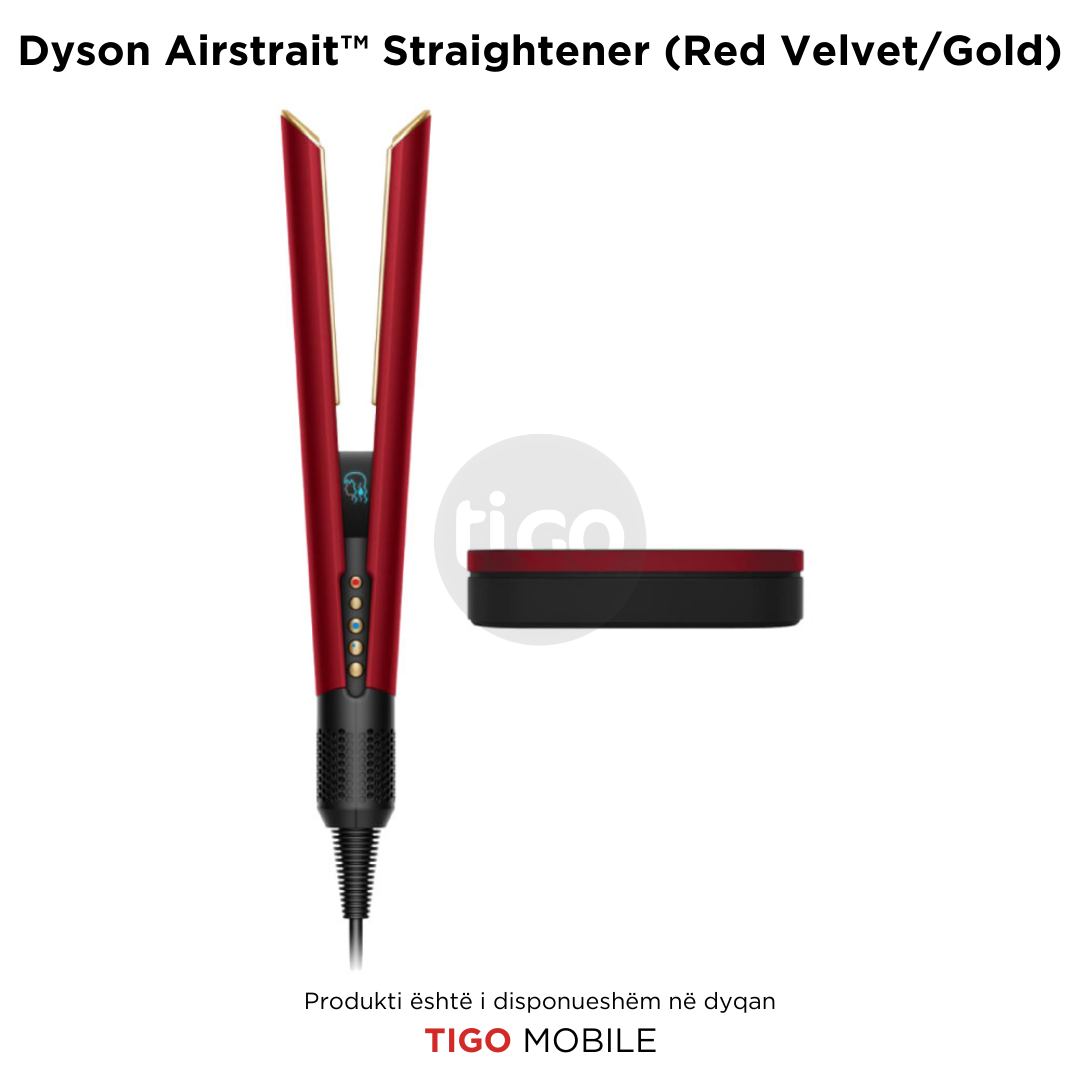 Dyson Airstrait™ Straightener (Red Velvet/Gold)