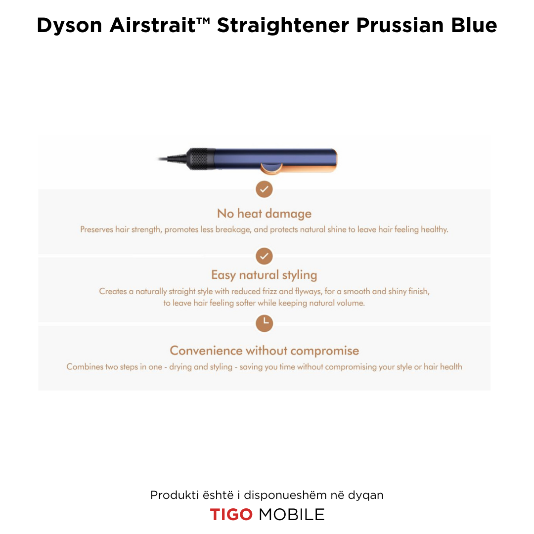 Dyson Airstrait™ Straightener Prussian Blue