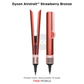 Dyson Airstrait™ straightener and dryer (Strawberry Bronze/Blush Pink)