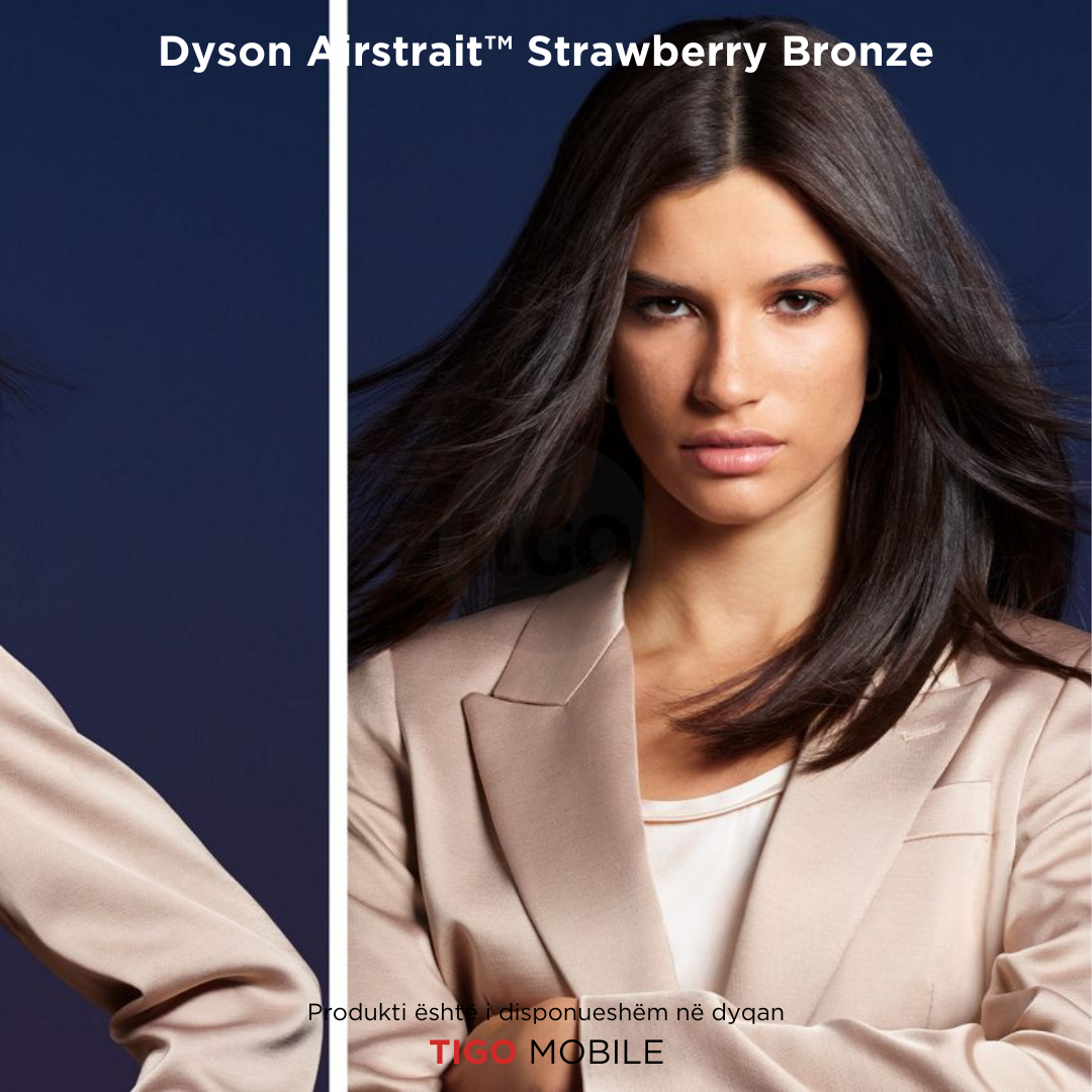 Dyson Airstrait™ straightener and dryer (Strawberry Bronze/Blush Pink)