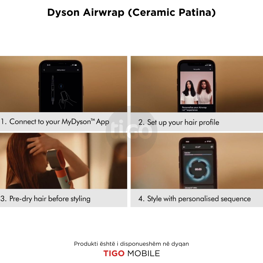Dyson Airwrap i.d.™ multi-styler and dryer - Straight+Wavy (Ceramic Patina/Topaz)