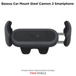 Mbajtese Celulari Per Makine Baseus - Car Mount Steel Cannon 2 Smartphone Holder