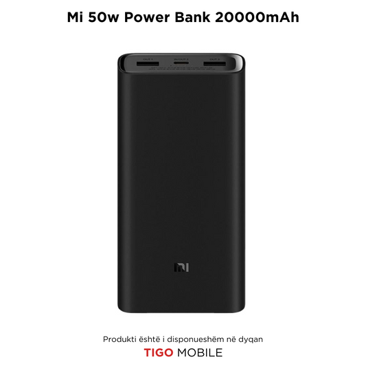 Mi 50W Power Bank 20000mAh – Fuqi Portative për Pajisjet Tuaja