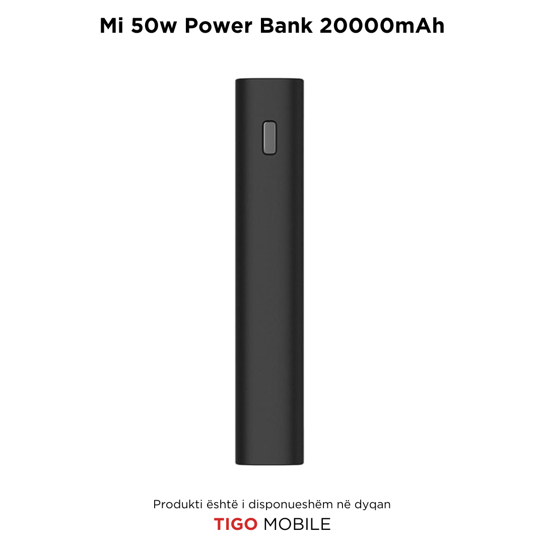Mi 50W Power Bank 20000mAh – Fuqi Portative për Pajisjet Tuaja