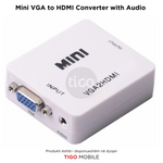Mini VGA në HDMI Konvertues me Audio – VGA2HDMI 1080P | VGA-HDMI