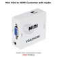 Mini VGA në HDMI Konvertues me Audio – VGA2HDMI 1080P | VGA-HDMI