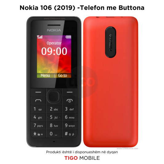 NOKIA 106 (2019) - Telefon me Butona