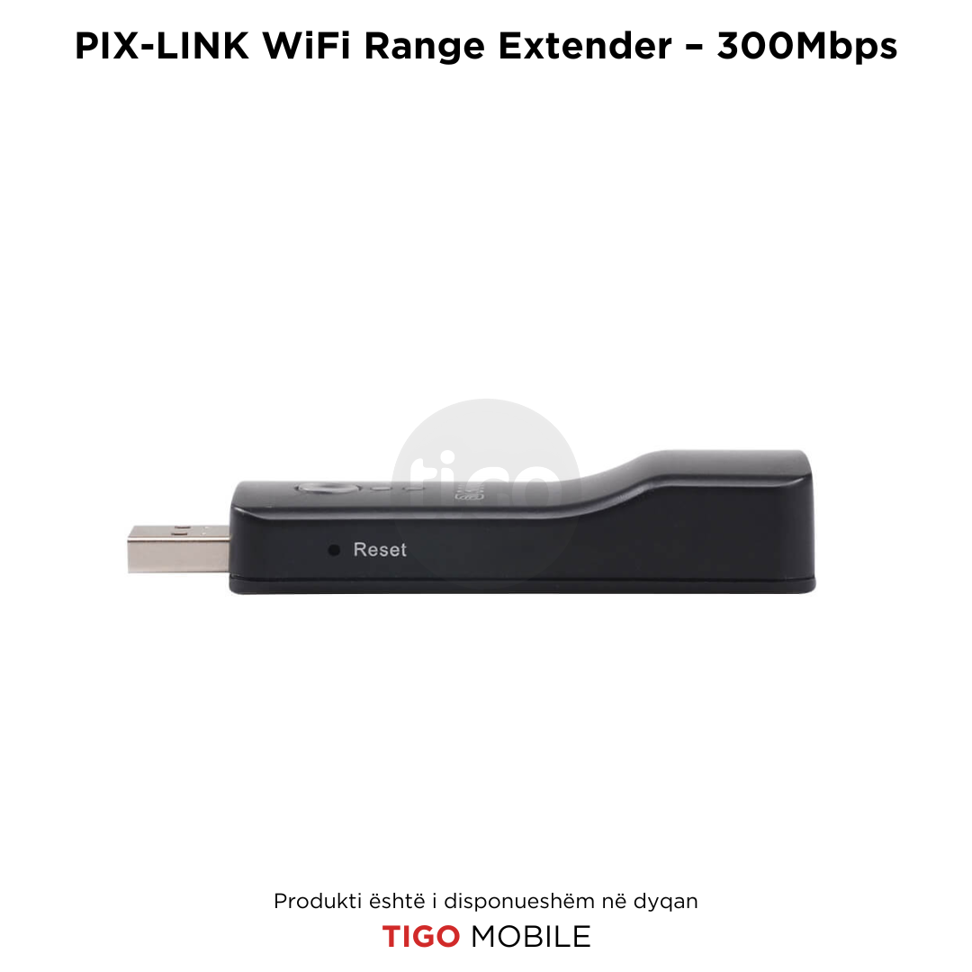 PIX-LINK Single Band WiFi Range Extender – 300Mbps | Wireless TV Network Adapter