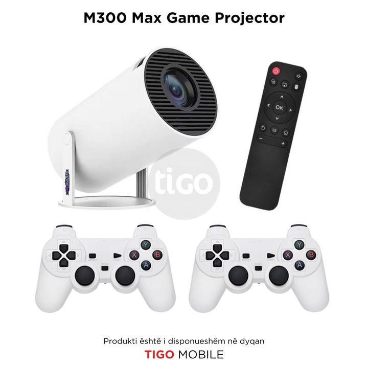 Projektor - M300 Max Game Projector Retro - 2in1 Professional Chip