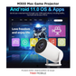 Projektor - M300 Max Game Projector Retro - 2in1 Professional Chip