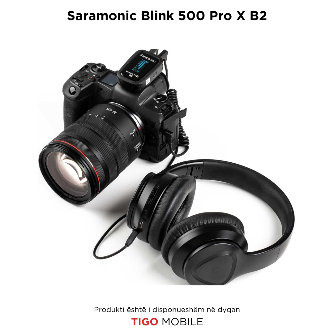 Saramonic Blink 500 ProX B2 – Mikrofon Wireless për 2 Persona me Lavalier