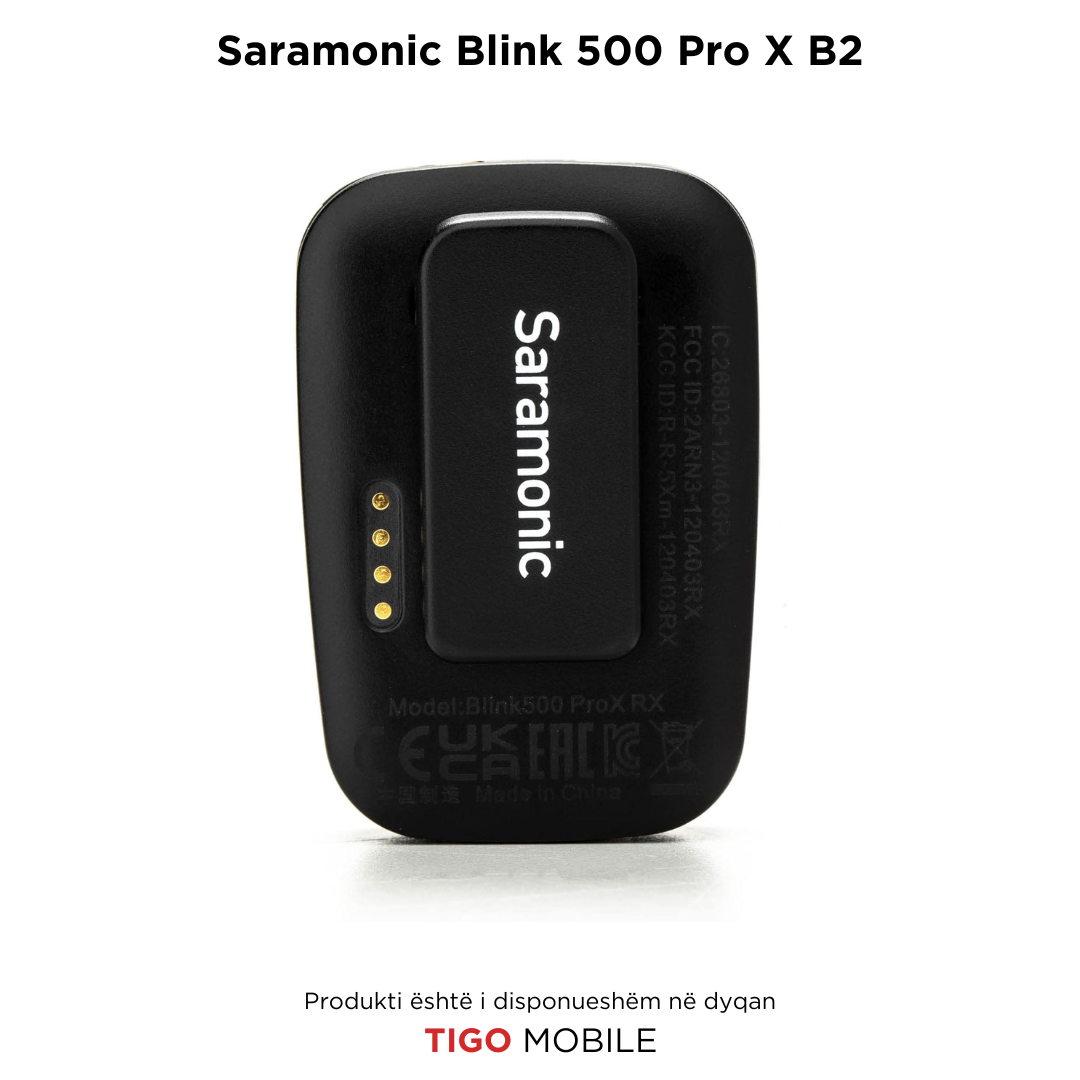 Saramonic Blink 500 ProX B2 – Mikrofon Wireless për 2 Persona me Lavalier