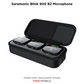 Saramonic Blink 900 B2 – Sistem Wireless me Mikrofon Lavalier për 2 Persona dhe Kuti Karikimi