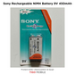 Bateri e Rikarikueshme Sony 9V NiMH 450mAh