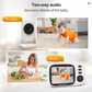 Video Baby Monitor me Ekran 2.4” – Monitorim për Foshnje Kamer