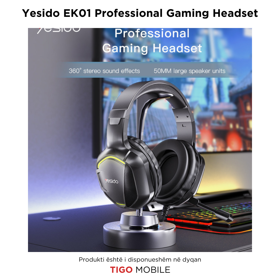 Yesido - Professional special for gamer gaming headset headphones EK01