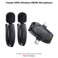 Yesido KR15 – Mikrofon Wireless MEMS me Dy Transmetues dhe Port 2 në 1