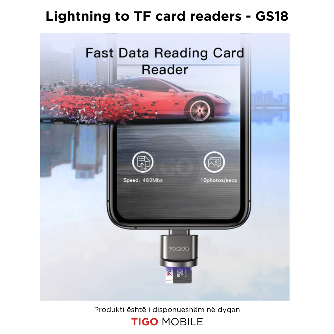 Yesido Lightning to TF card readers - GS18