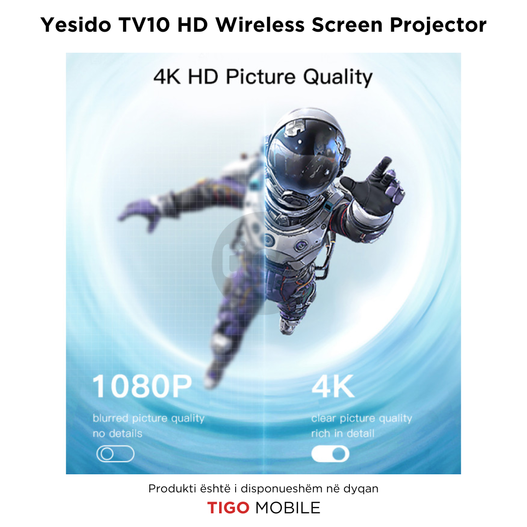 Yesido TV10 HD Wireless Screen Projector