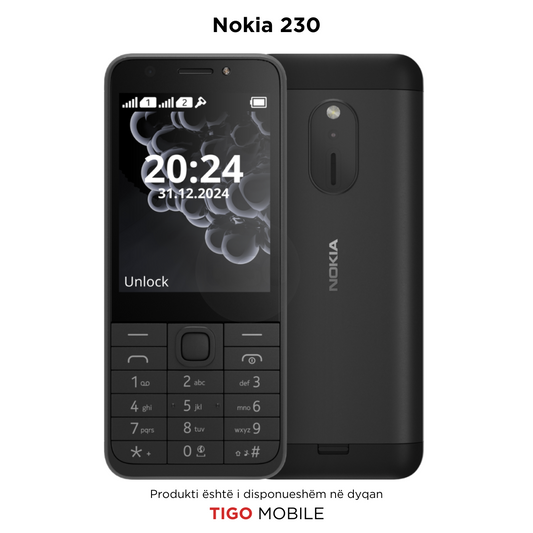 NOKIA 230 (2024) - Telefon me Butona, Ekran të Madh dhe Bateri të Qëndrueshme